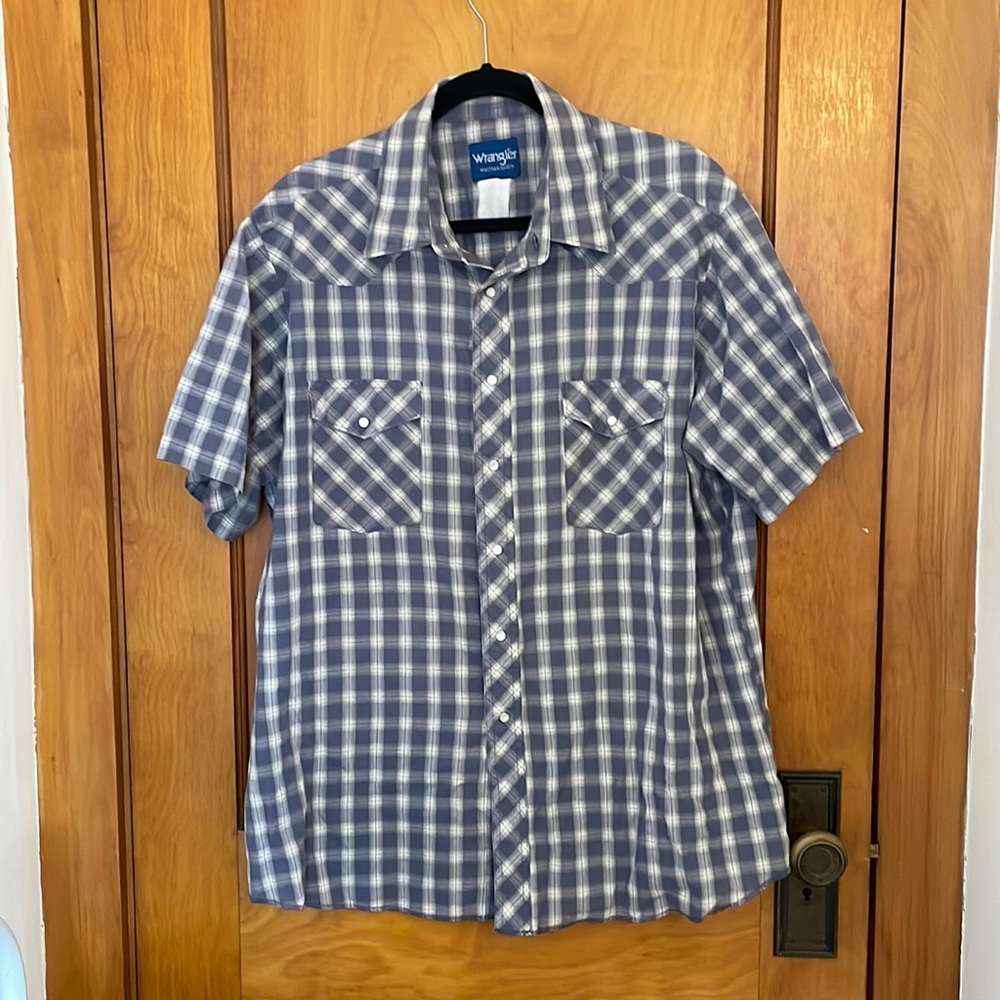 Mens Vintage Wrangler Short Sleeve